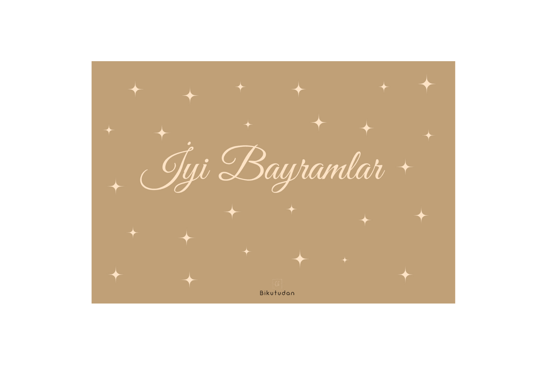 İyi Bayramlar Motto Kartı