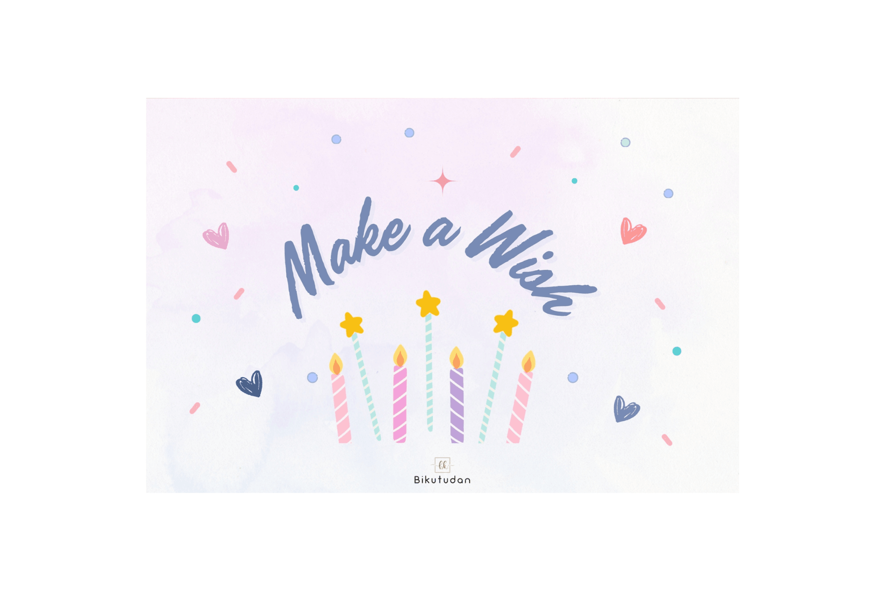 Make A Wish Motto Kartı