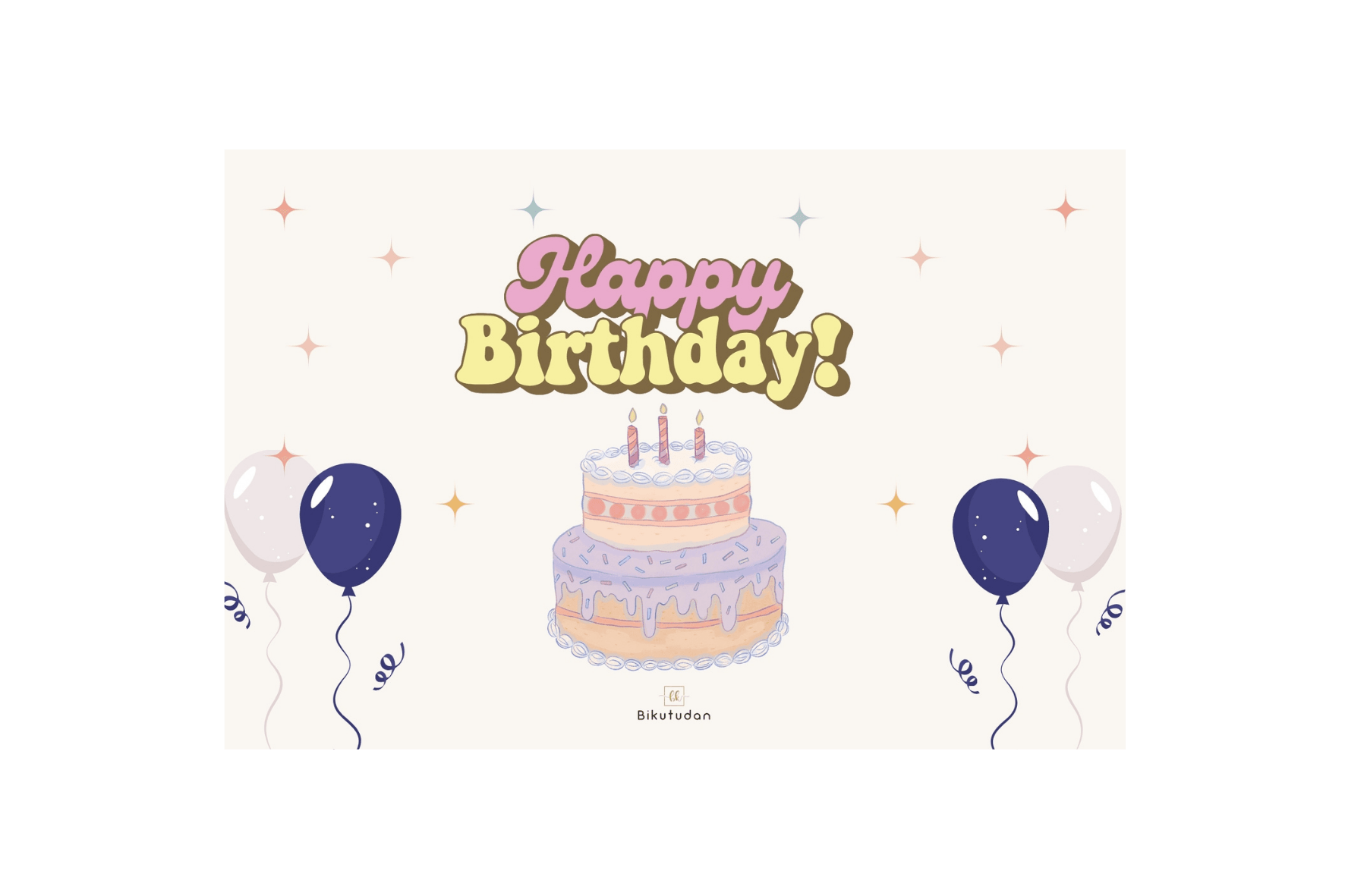 Happy Brithday Motto Kart