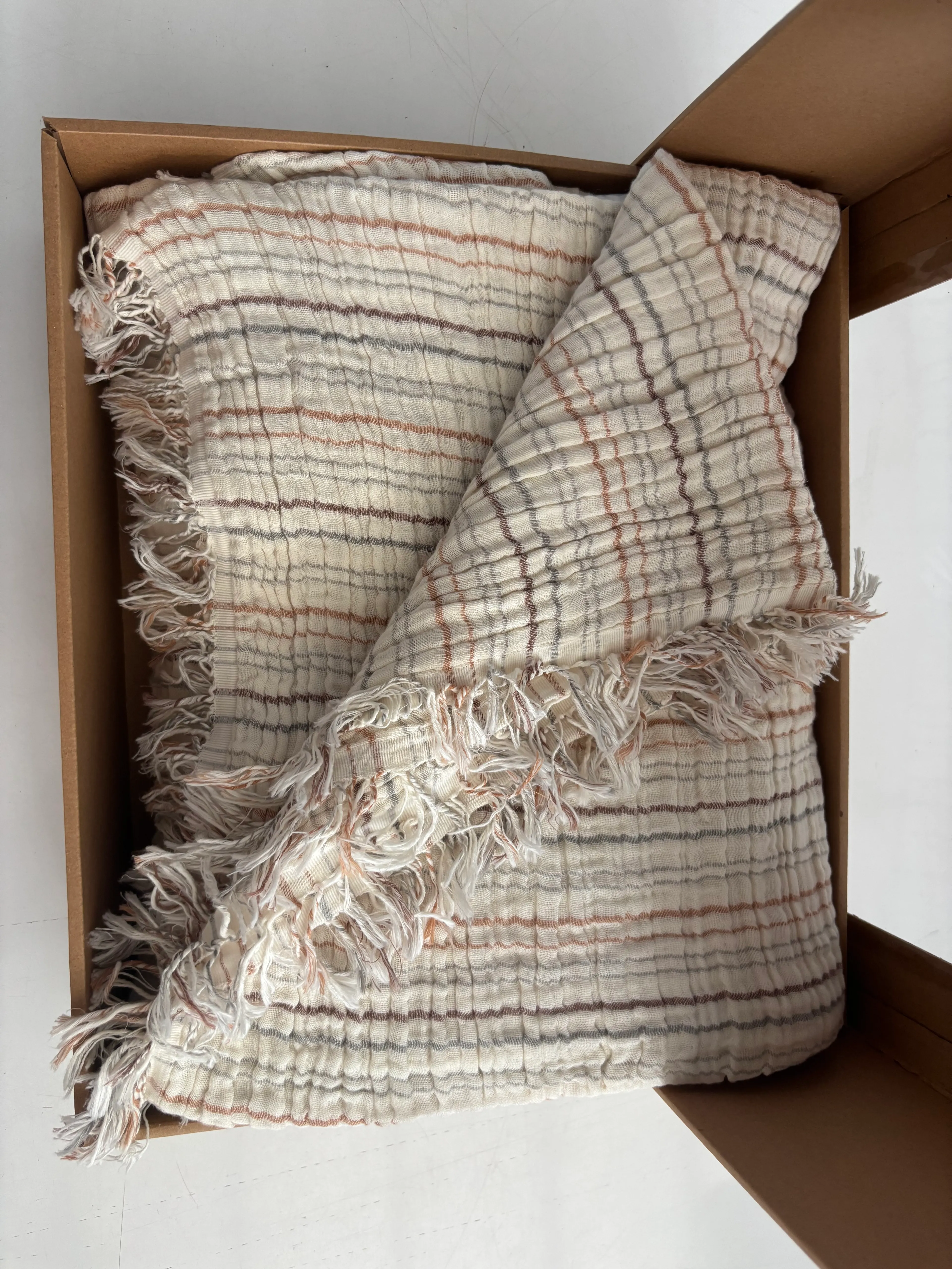 Turan Collection - Müslin Örtü Çift Kişilik