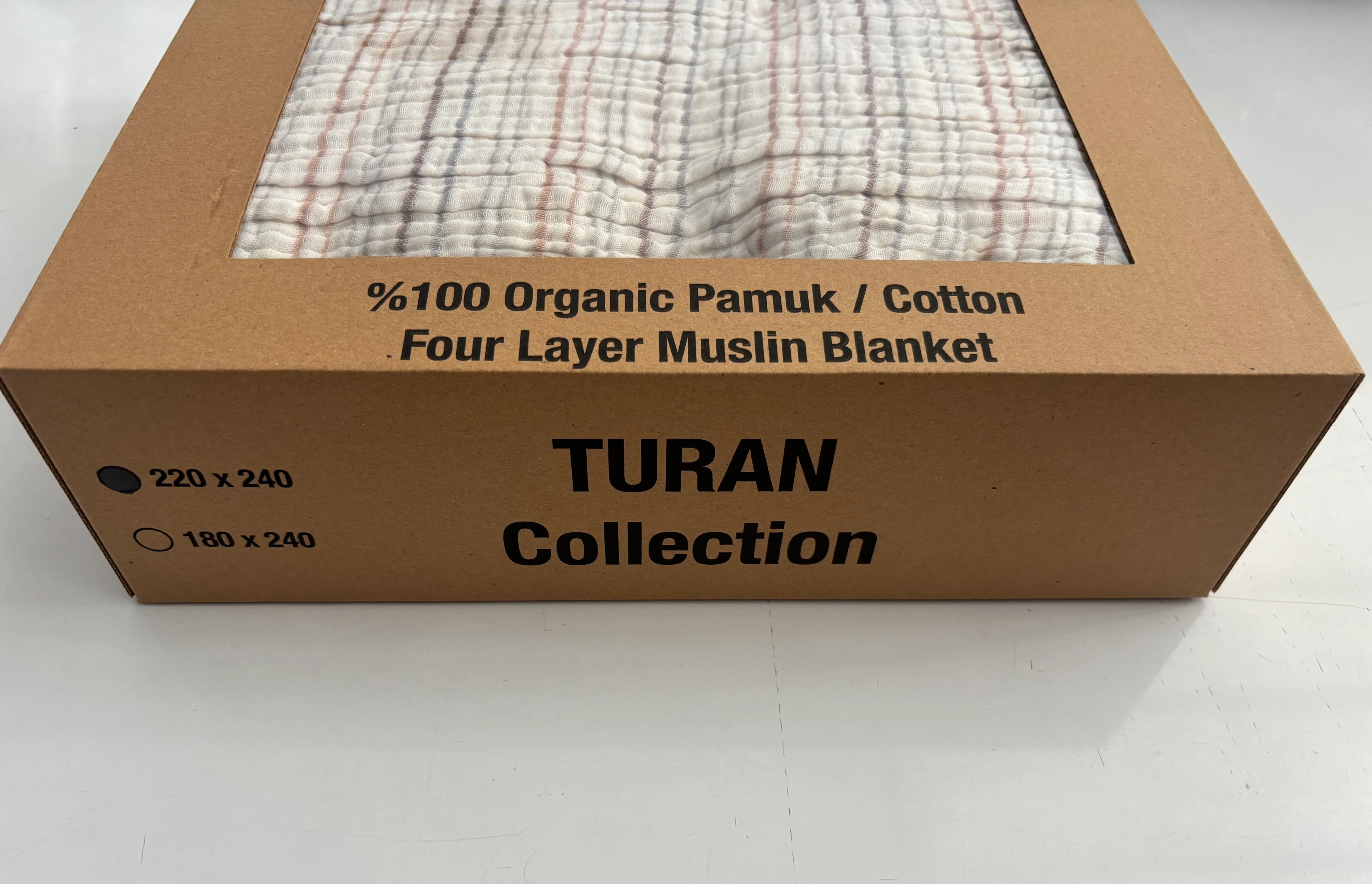Turan Collection - Müslin Örtü Çift Kişilik
