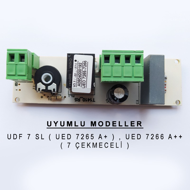 Uğur UDF 7 SL,  UED 7265 A+, UED 7266 A++, Dijital Termostat