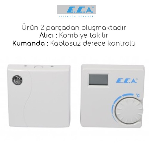 Eca Kablosuz Oda Termostatı On/Off ERT-176