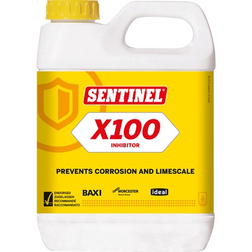 Sentinel X100 Kombi, Radyatör (Petek), Yerden Isıtma Koruyucu Kimyasalı - 4 Adet