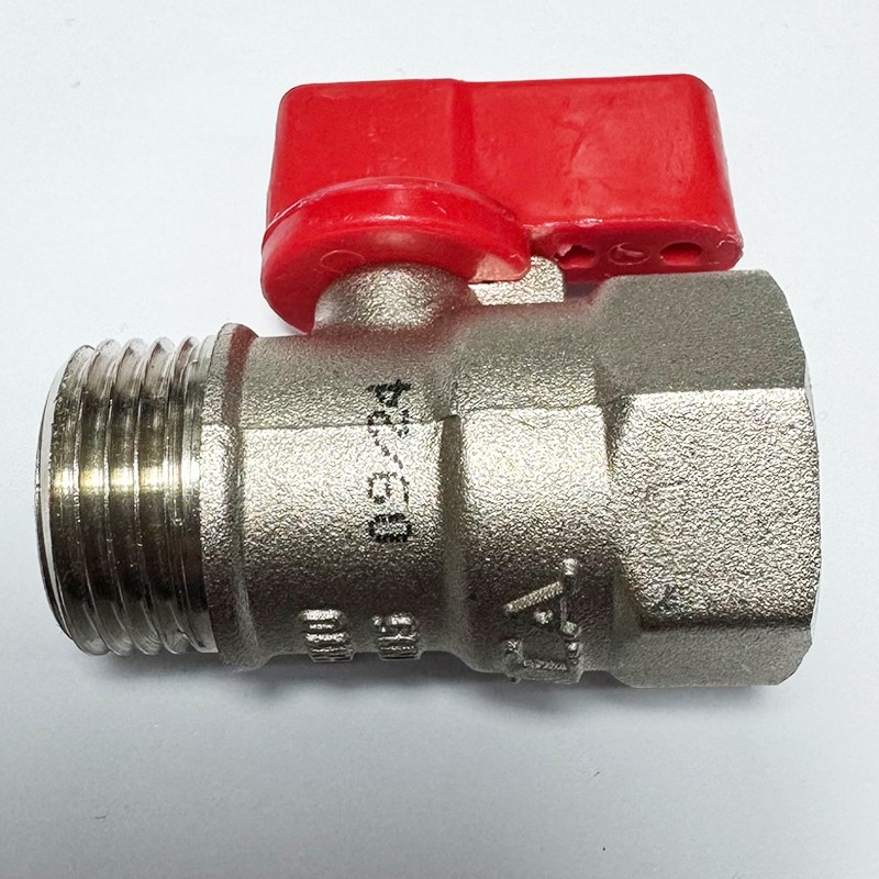 ECA Mini Küresel Valf Kırmızı Volan 1/2" - 102122028