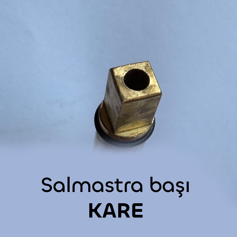 ECA Salmastra Grubu - Ara Kesme Valfi (Mil Boyu: 6cm Volan: Kare) - 1/2