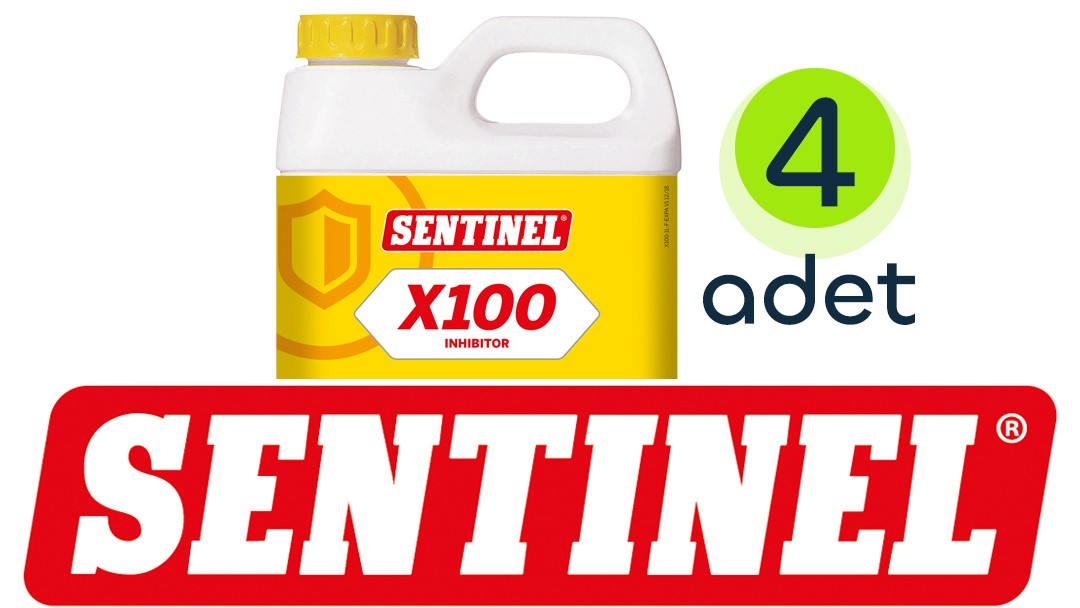 Sentinel X100 Kombi, Radyatör (Petek), Yerden Isıtma Koruyucu Kimyasalı - 4 Adet