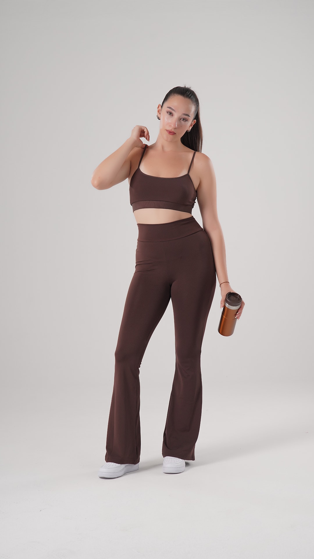 VELORA FLOW BRA'S - Kahverengi