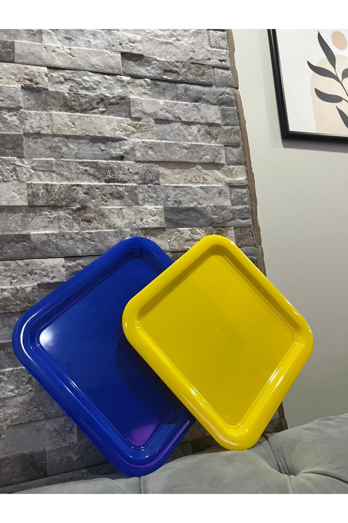 2'Li Taraftar Plastik Tabak Sunum Tepsisi Fenerbahçe