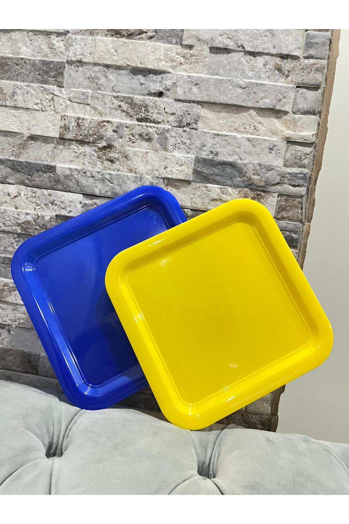 2'Li Taraftar Plastik Tabak Sunum Tepsisi Fenerbahçe