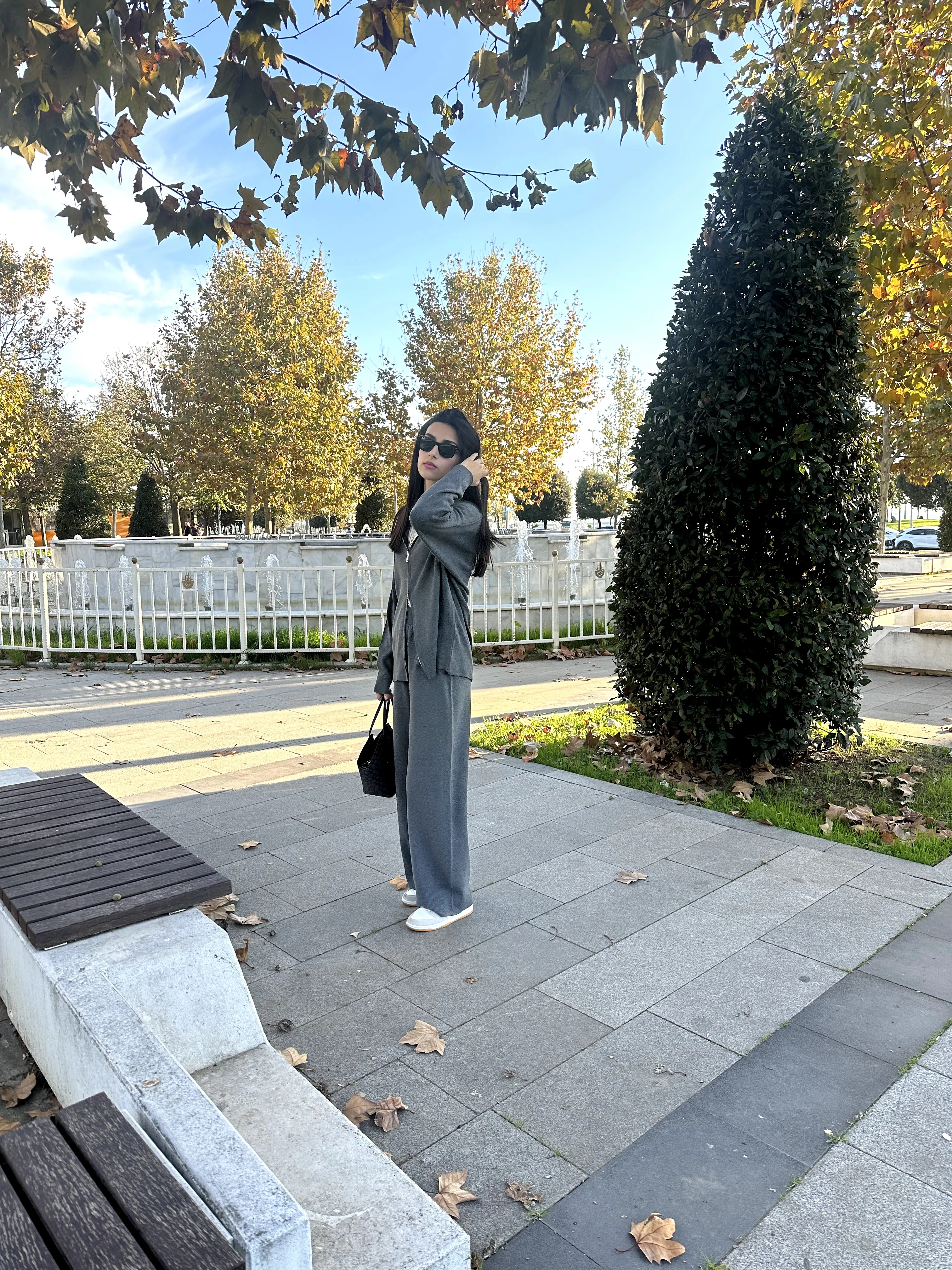 Krn Oysho Triko Takım Antrasit 