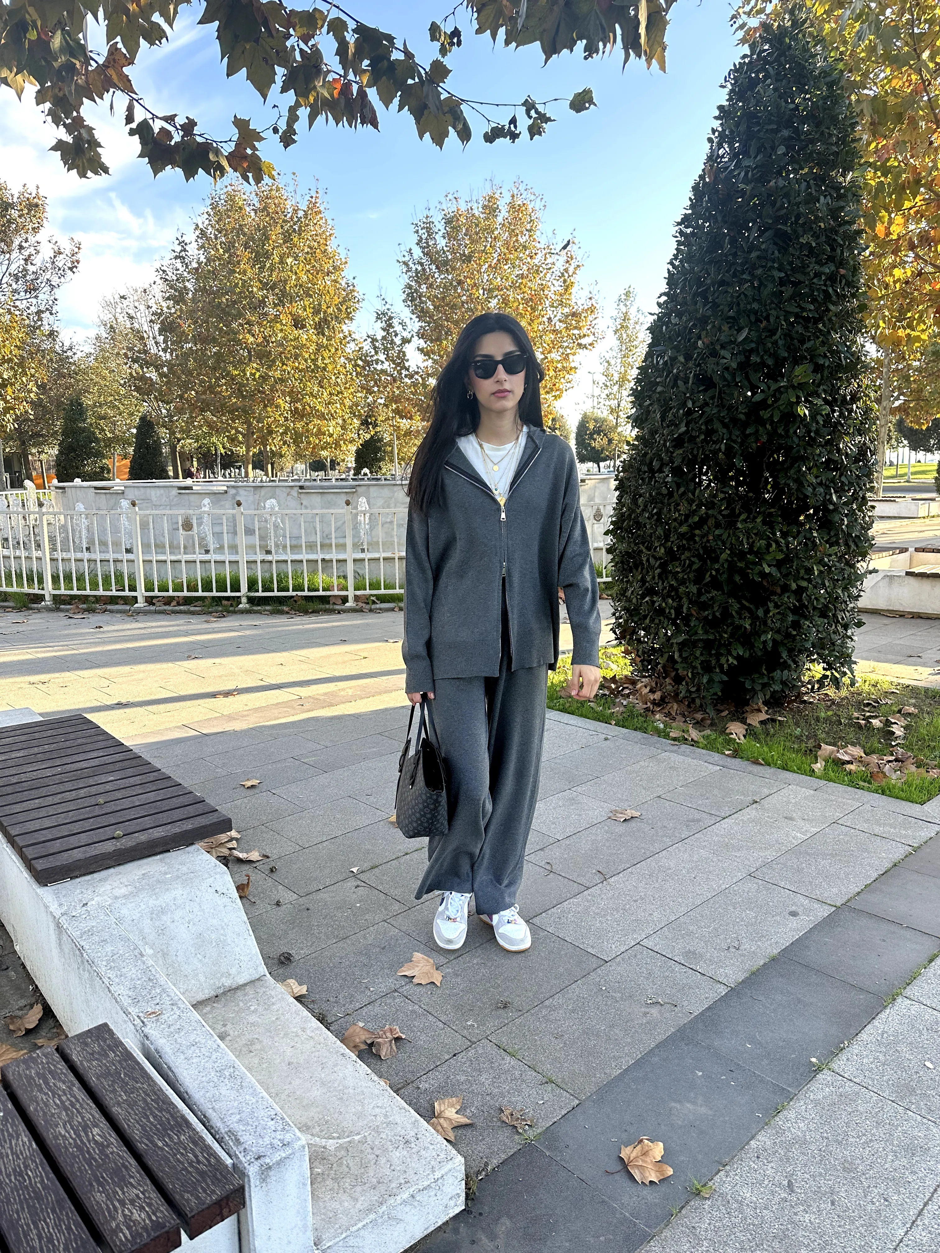 Krn Oysho Triko Takım Antrasit 