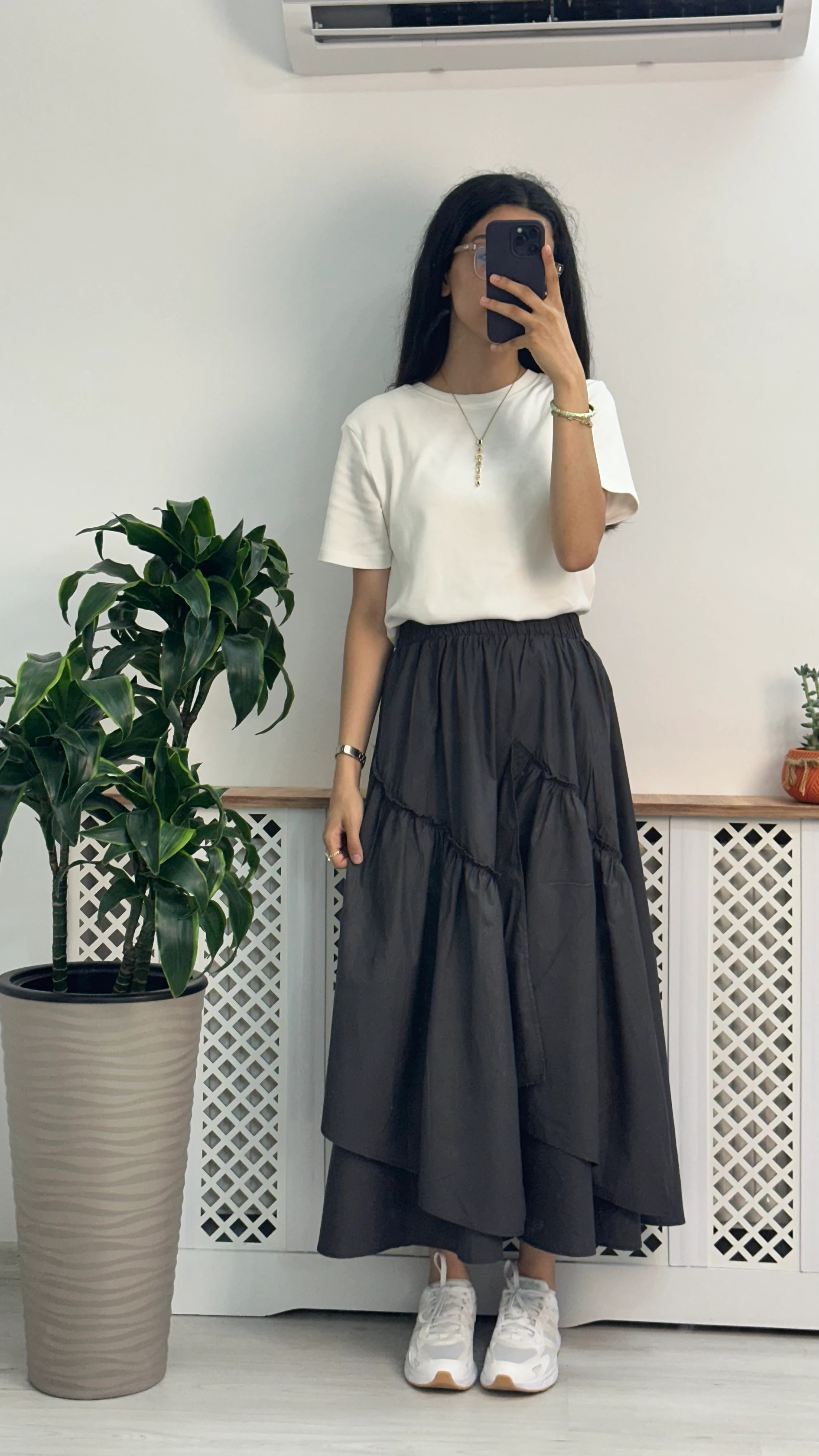 Qarmacha Bohem Etek Gri