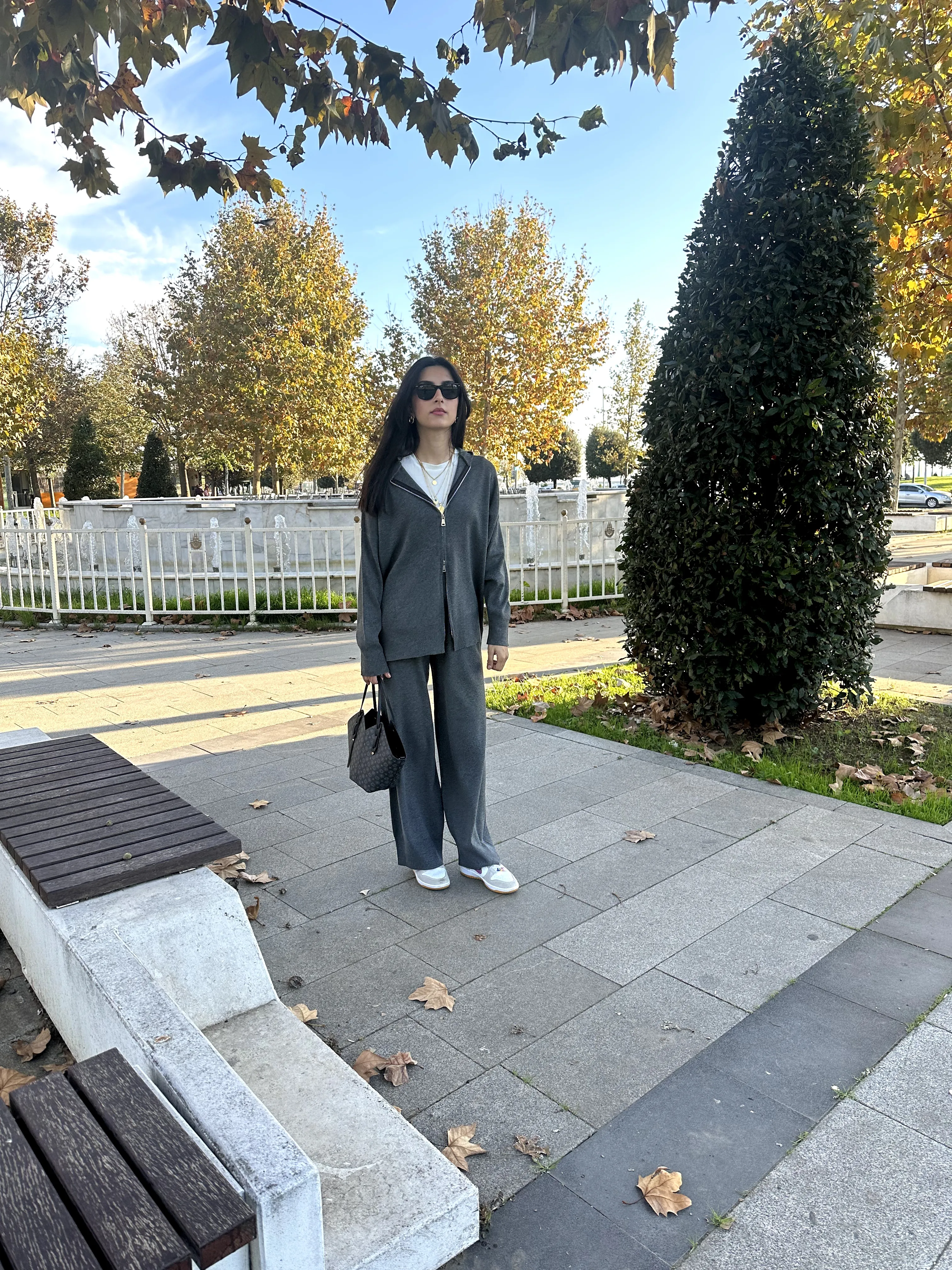 Krn Oysho Triko Takım Antrasit 