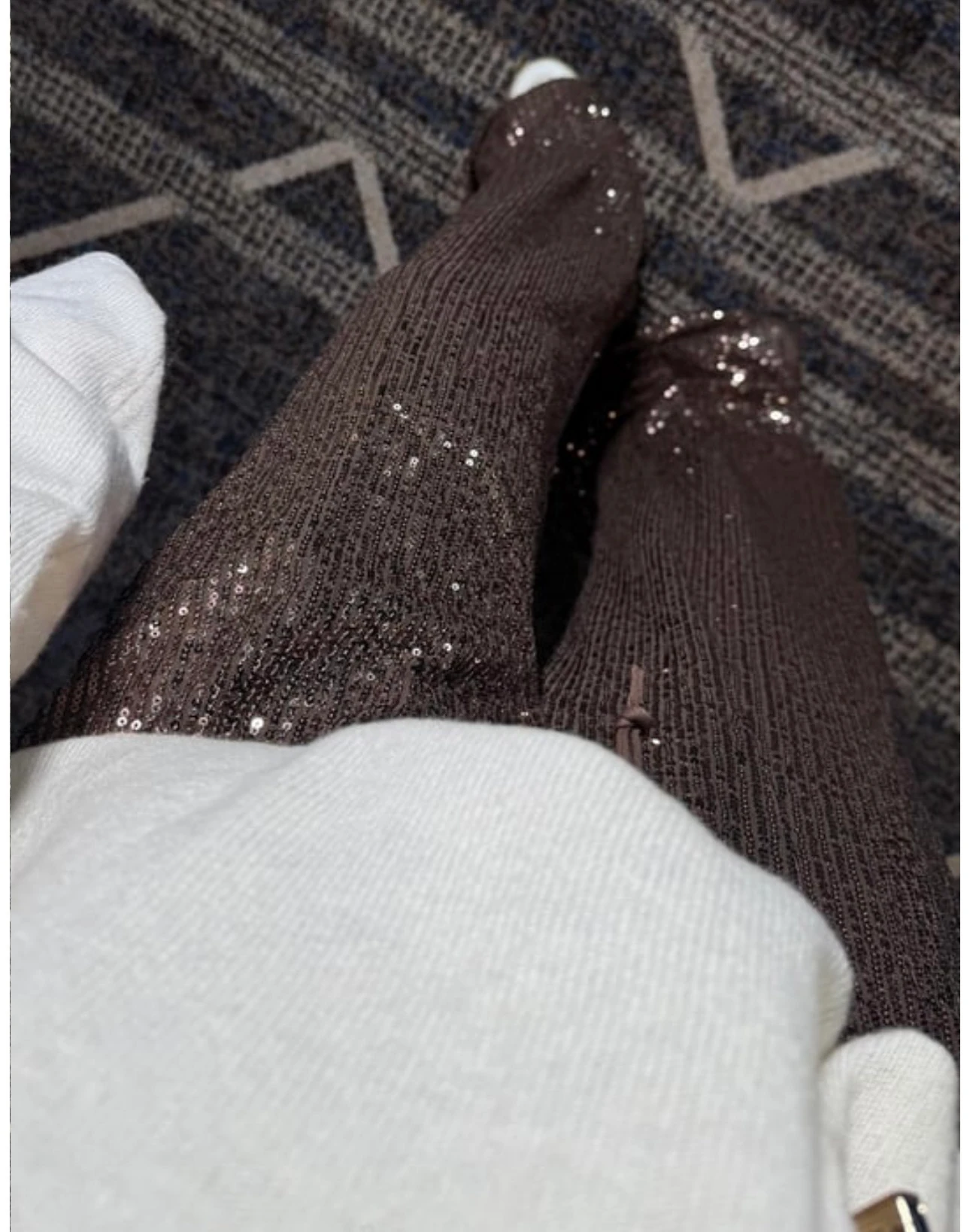 Pul Payetli Palazzo Bloom Pantolon 