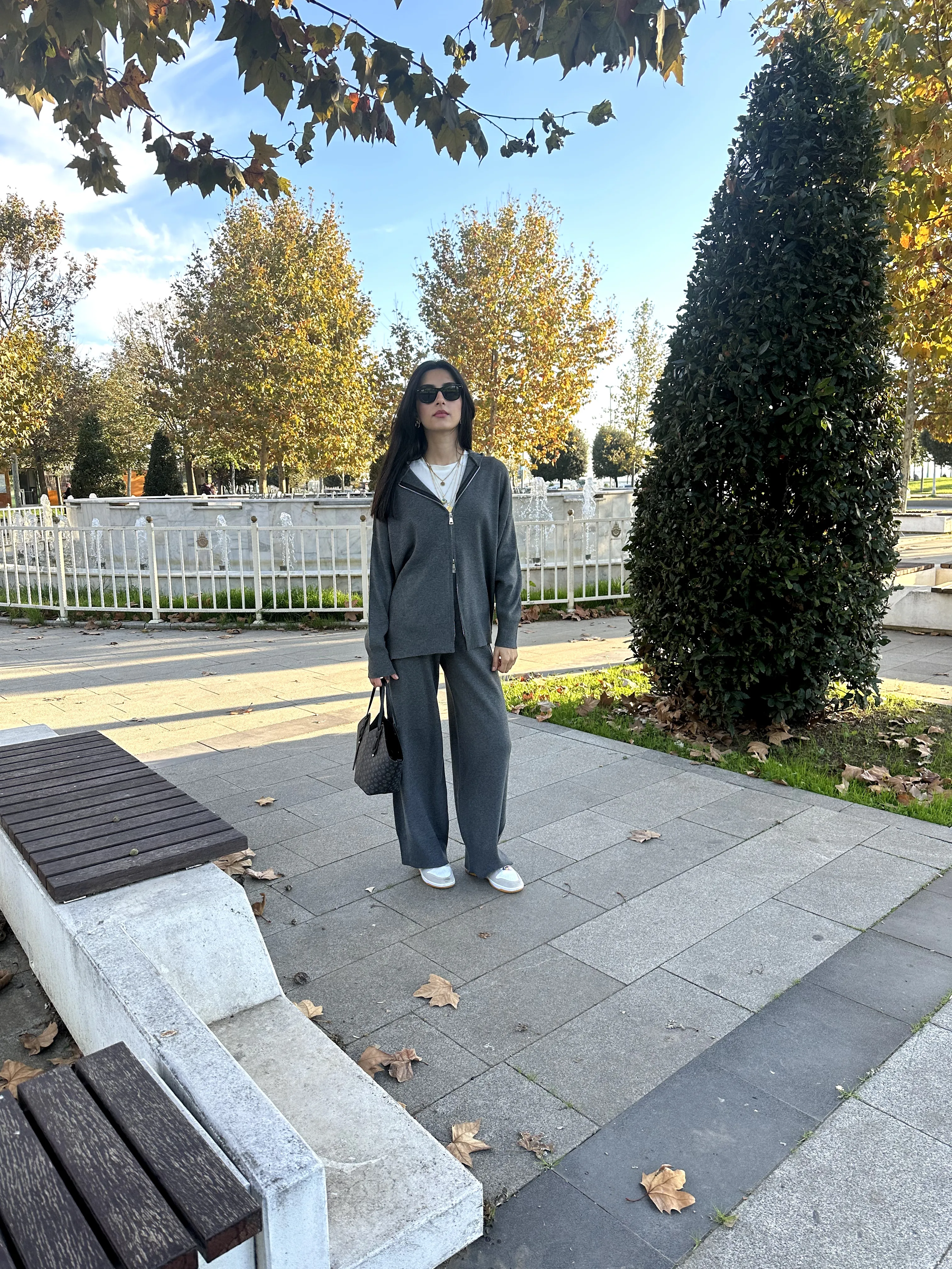 Krn Oysho Triko Takım Antrasit 