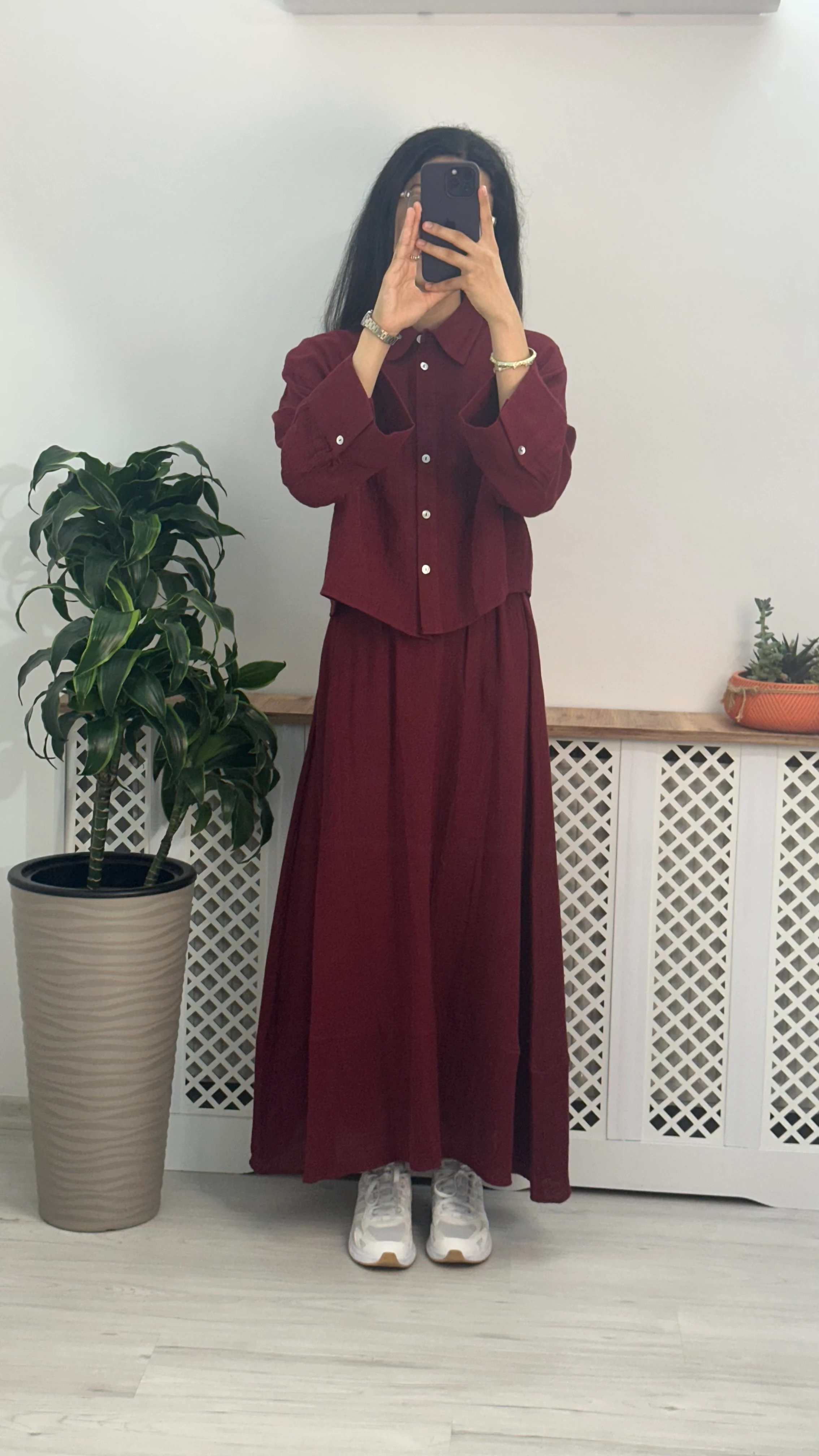 Hooops Müslin Takım Bordo