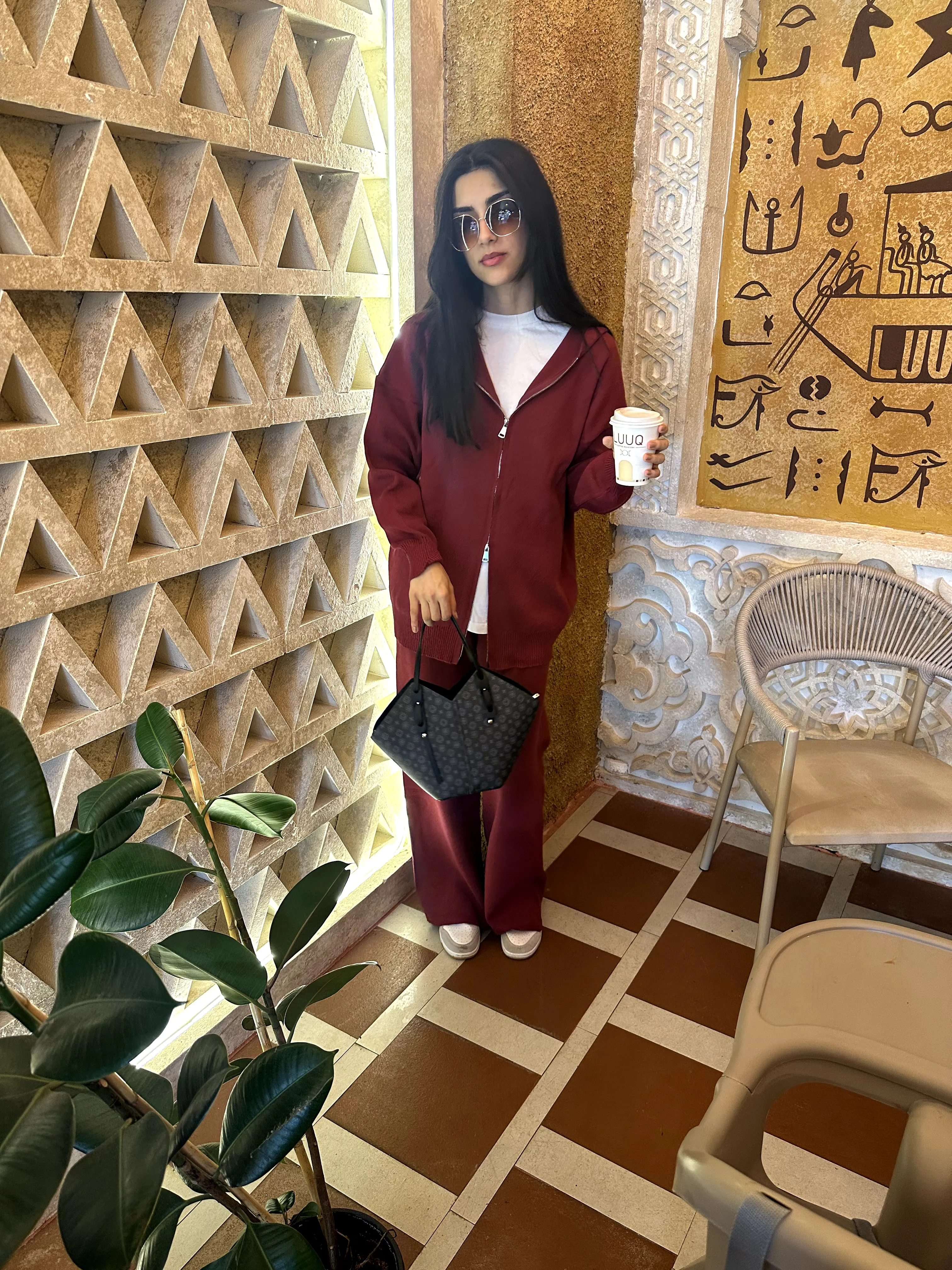 Krn Çelik Örme Triko Takım Bordo