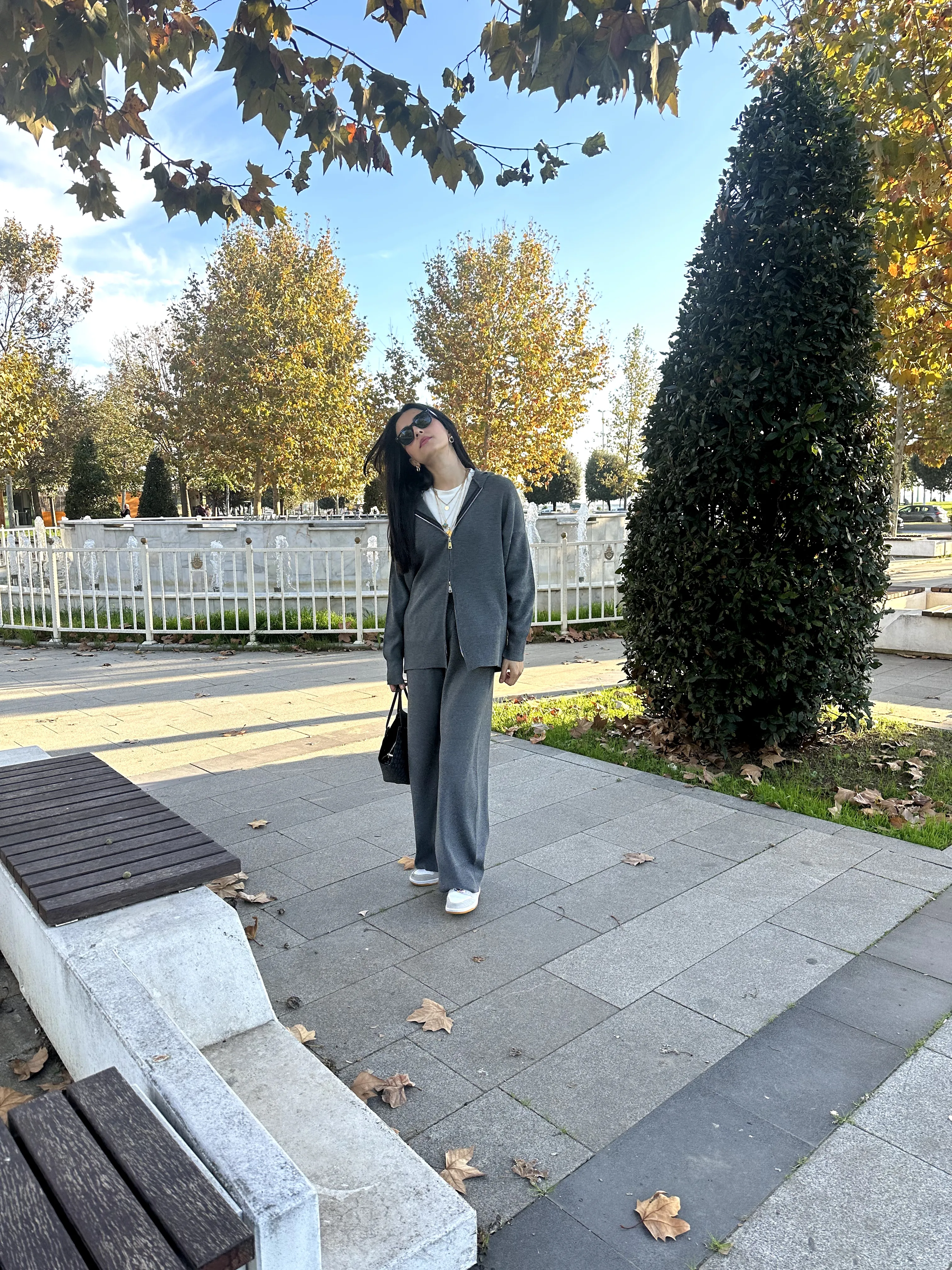 Krn Oysho Triko Takım Antrasit 