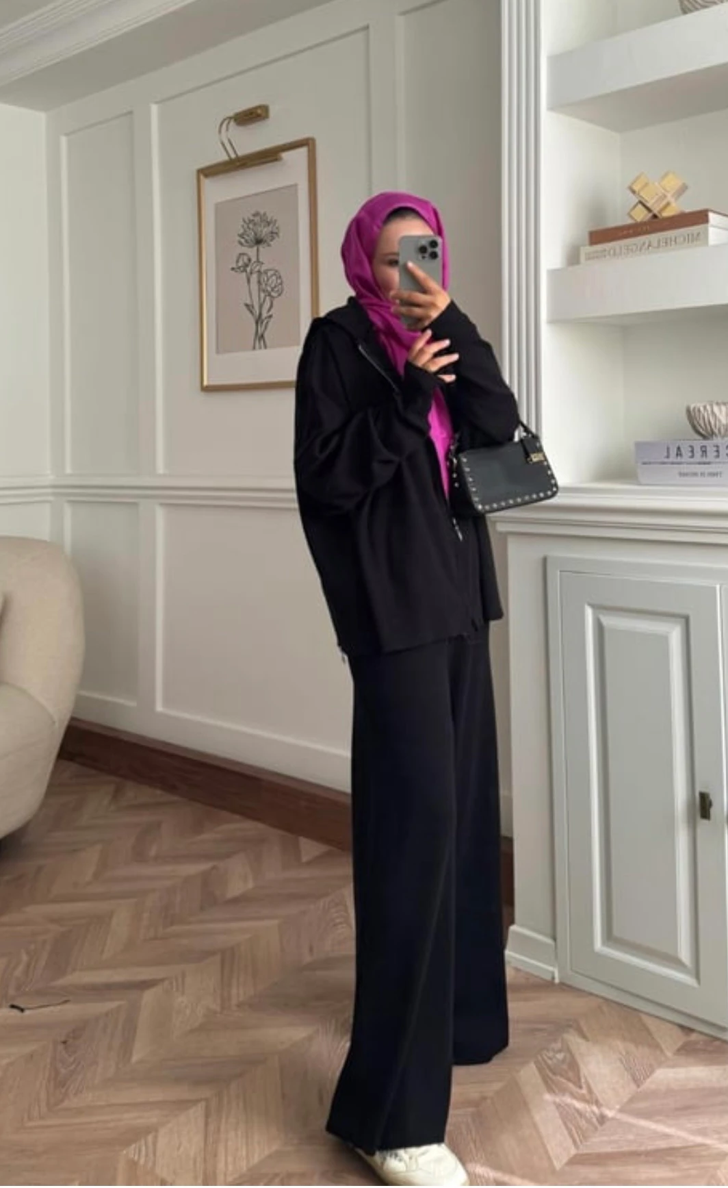 Kapüşon Detaylı Triko Takım 