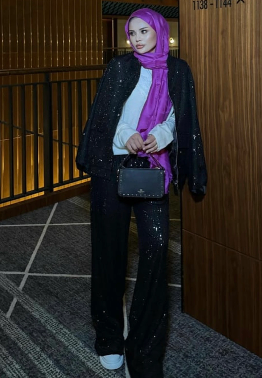 Pul Payetli Palazzo Pantolon 