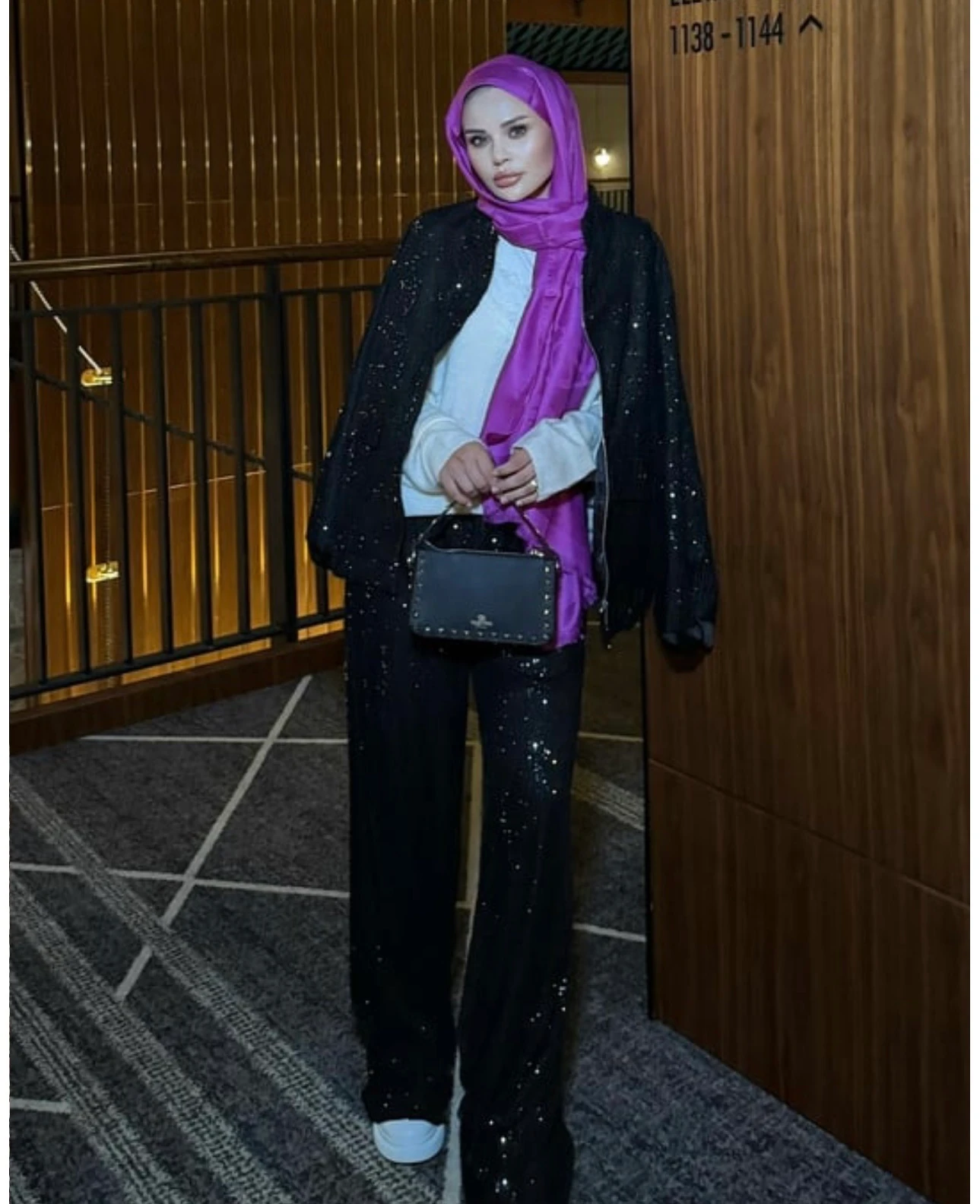 Pul Payetli Palazzo Pantolon 