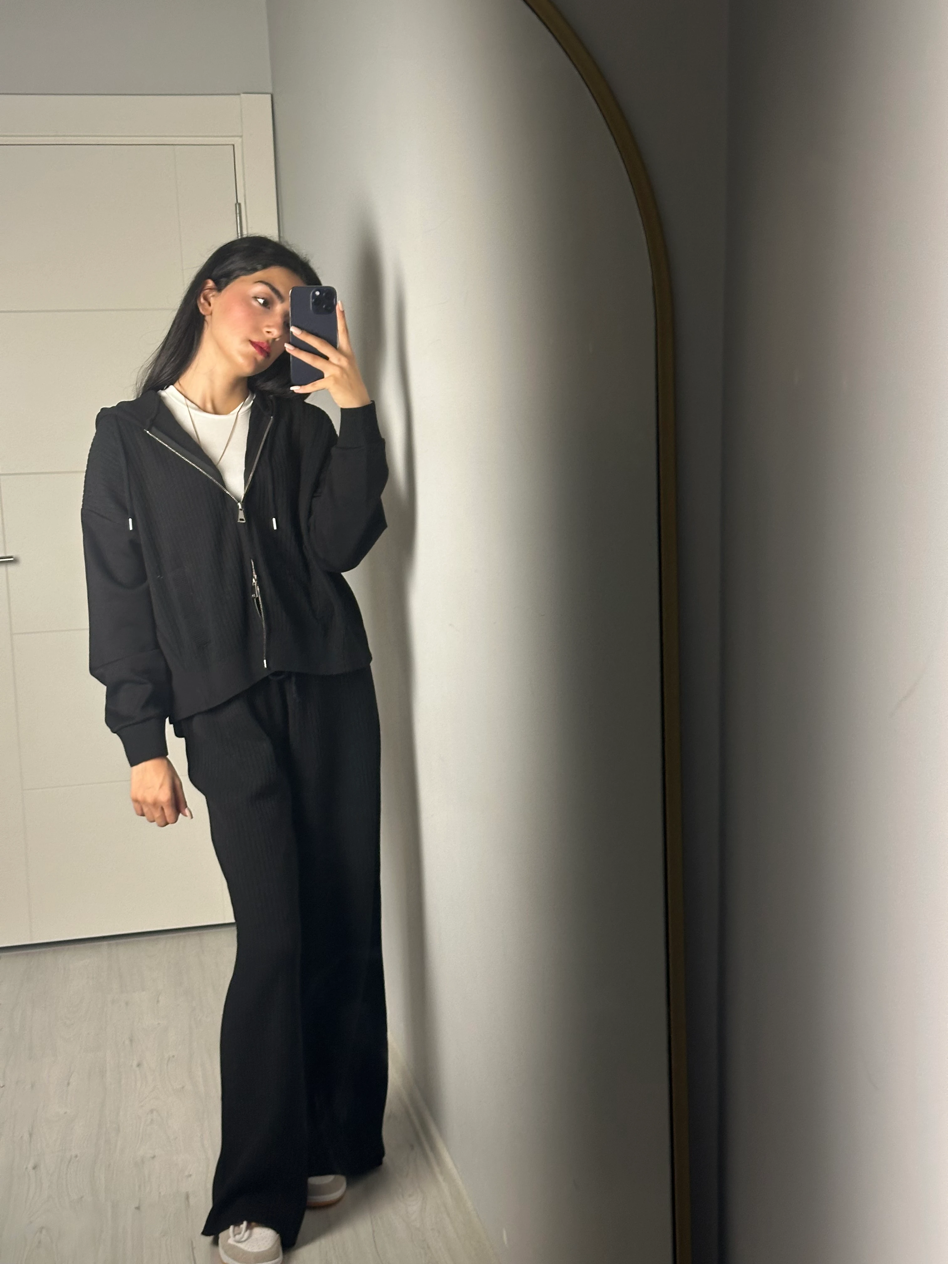 oysho örgü takım siyah