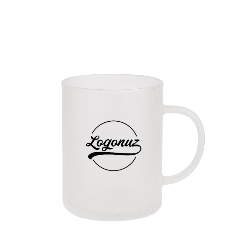 Logo Baskılı Çay Fincanı  Beyaz