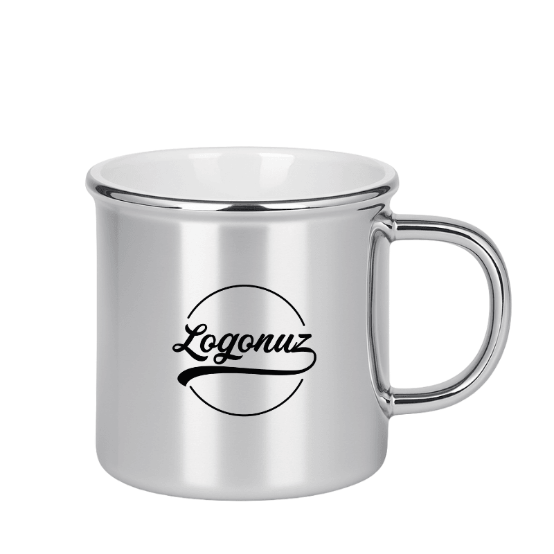 Logo Baskılı Kupa Bardak Silver