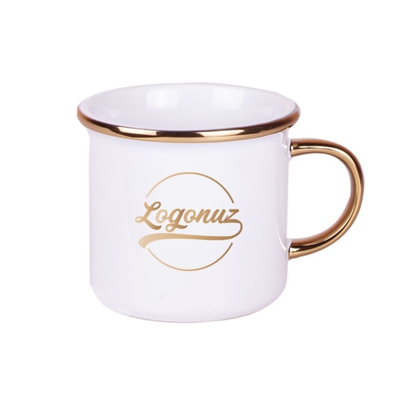 Logo Baskılı Nescafe Fincani Gold Detaylı