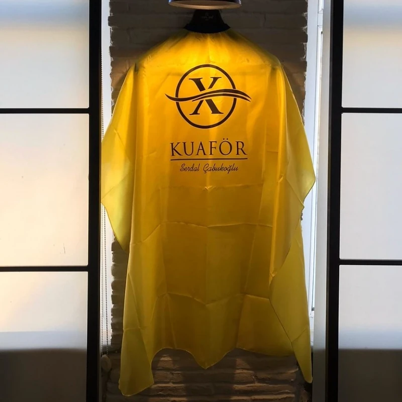 Kuaför Logolu Klasik (ince) Kumaş Penuar Kampanya