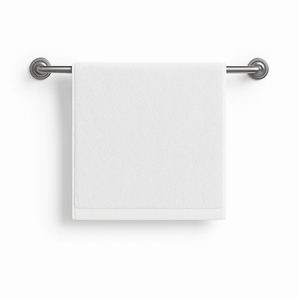 Logolu  Pedikür Havlusu Gri 30x50 cm