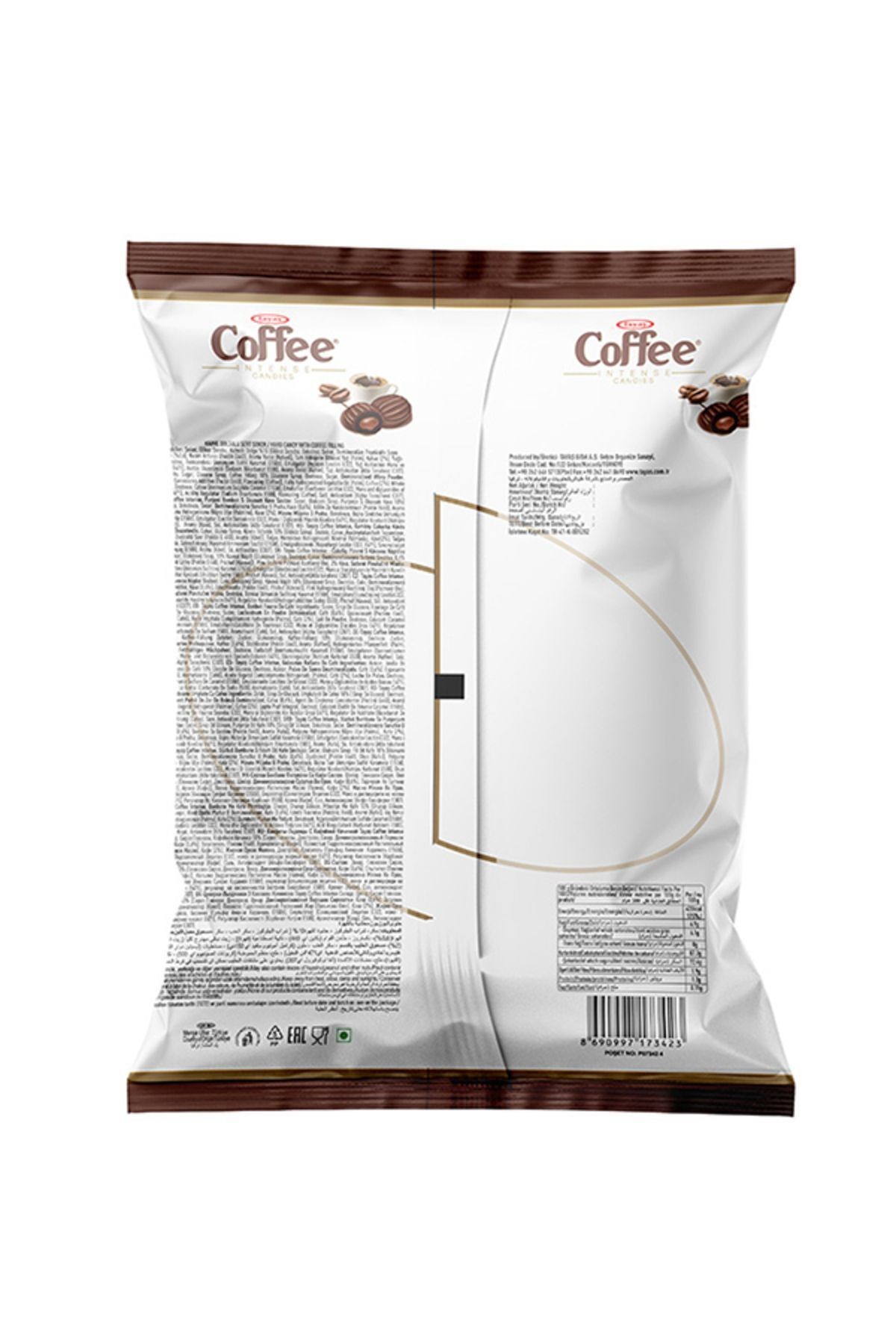 Tayaş Coffee Intense Kahve Aromalı Sert Şeker 1 Kg Poşetli