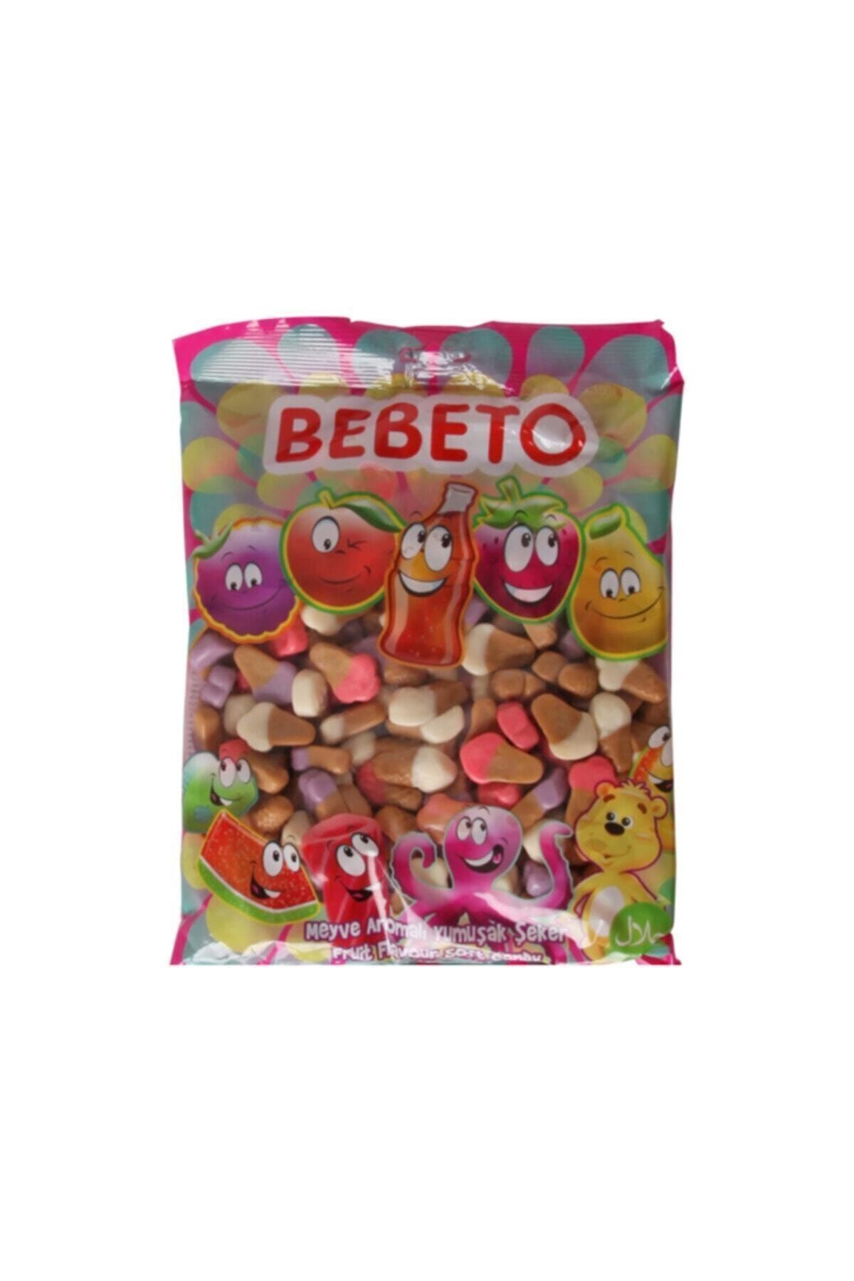 Jelıbon 1kg Dondurma Meyve Aromali Helal Jelibon Yumusak Seker