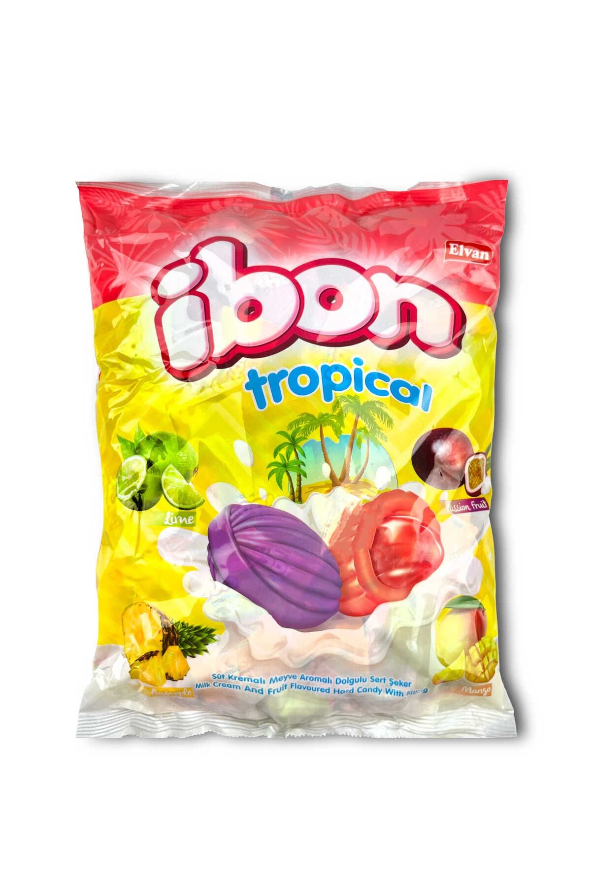 Ibon Tropical Sütlü Meyveli Şeker 1000 Gr. (1 Poşet)