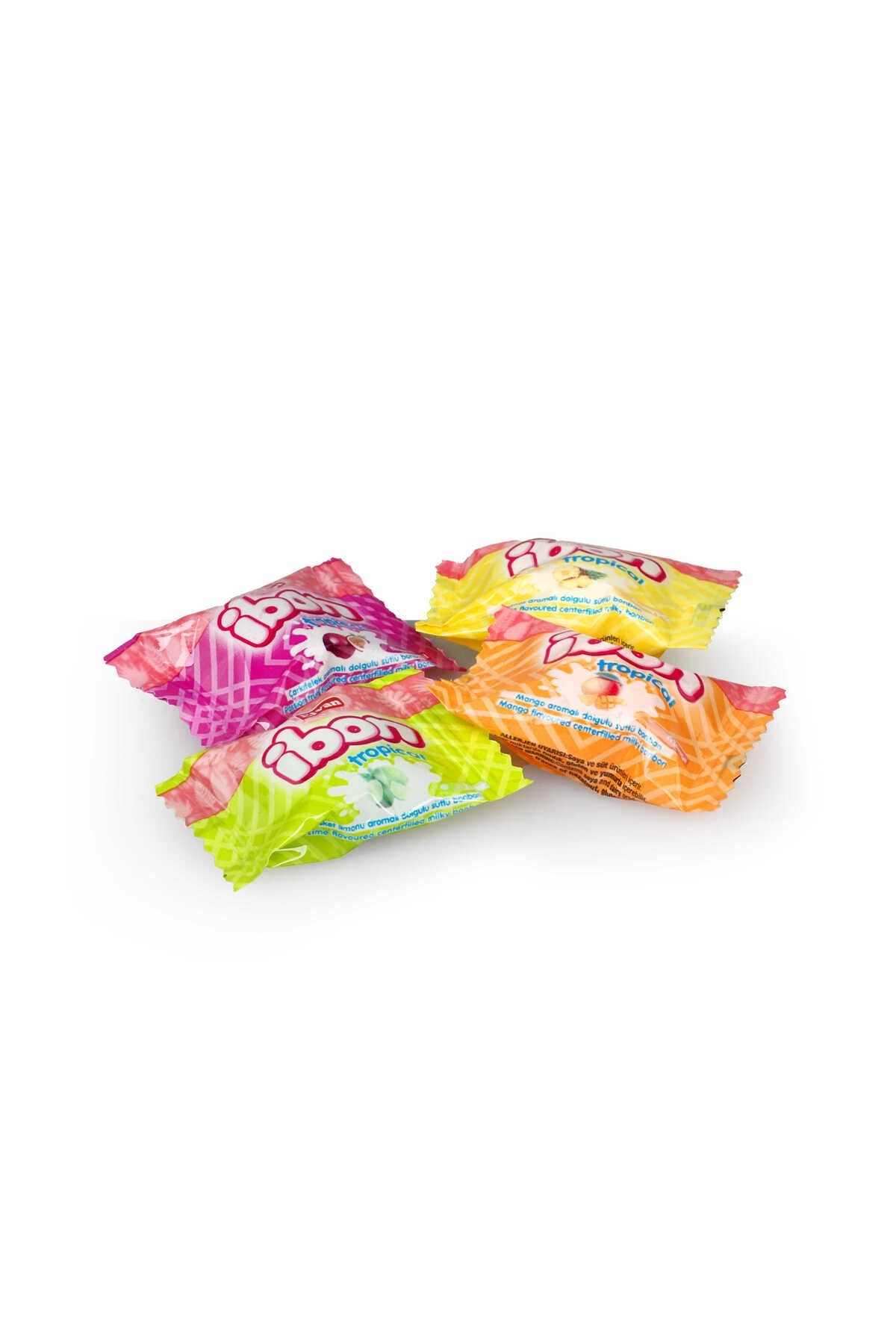 Ibon Tropical Sütlü Meyveli Şeker 1000 Gr. (1 Poşet)
