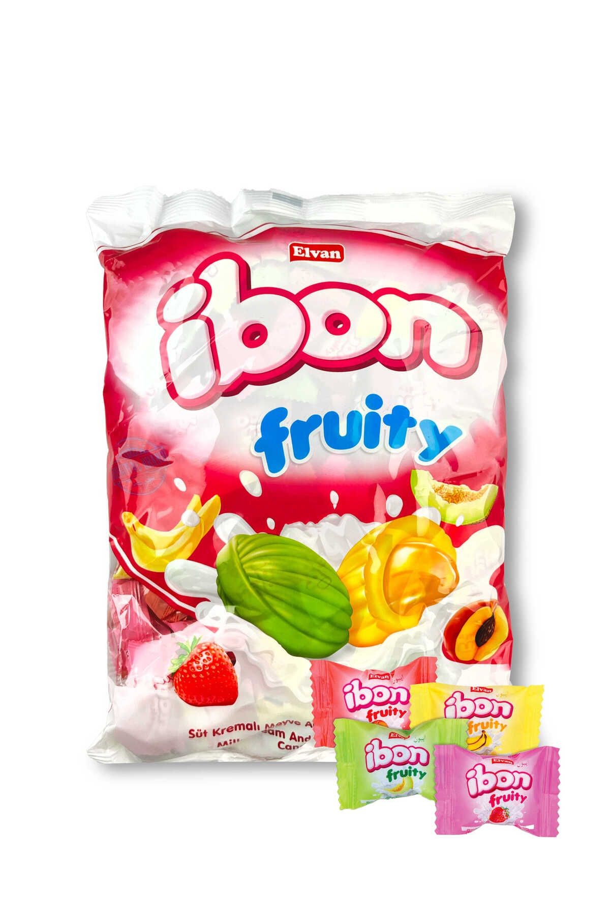 Ibon Sütlü Meyveli Şeker 1000 Gr. (1 Poşet)
