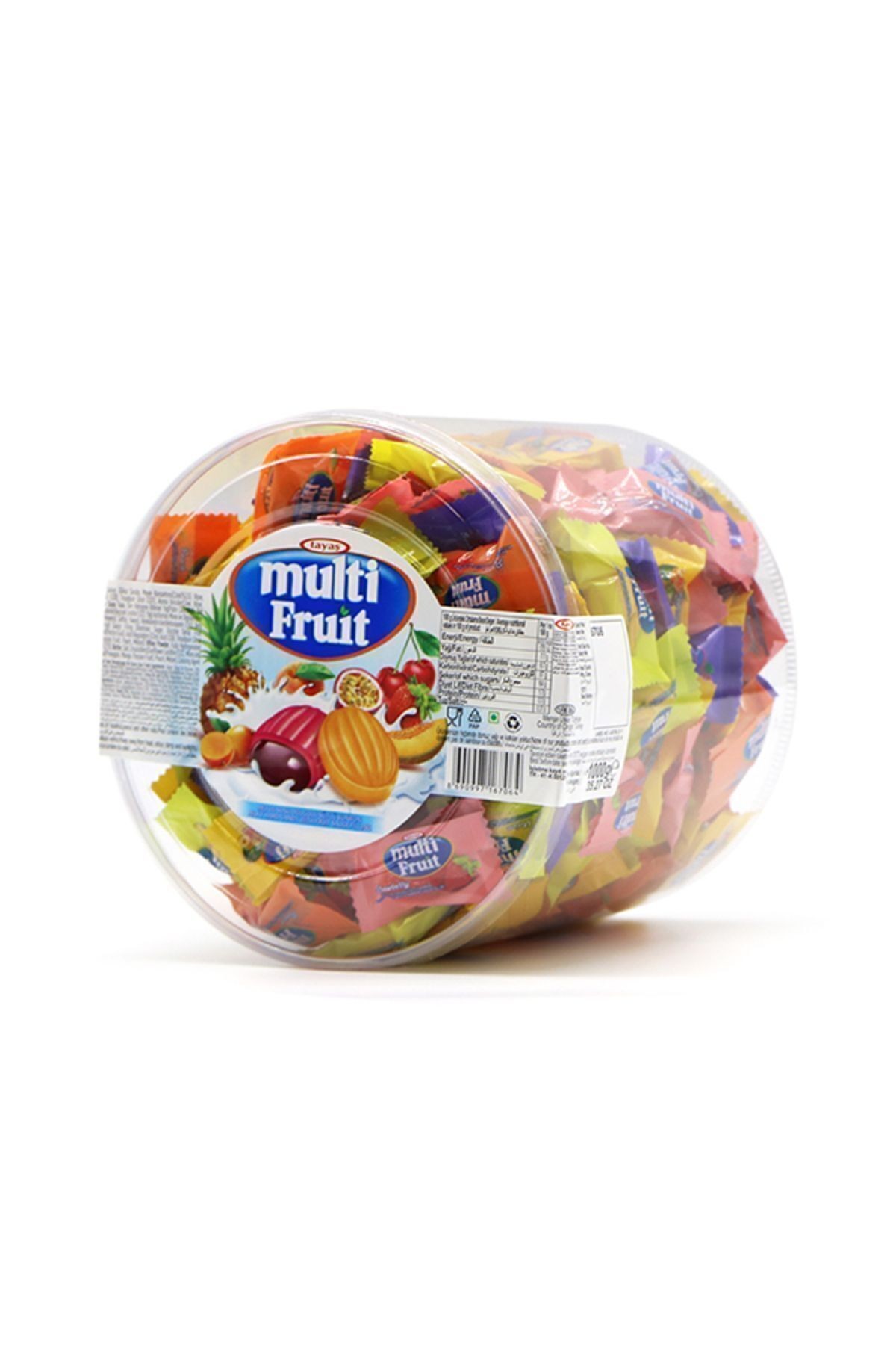 Multi Fruit Meyve Sosu Dolgulu Bonbon 1kg