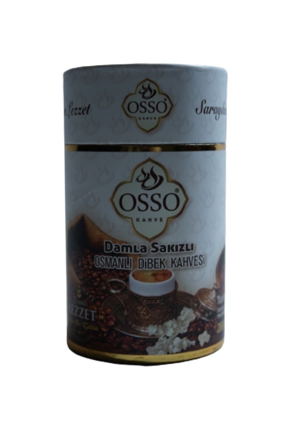 Osso Damla Sakızlı Dibek Kahvesi Silindir Kutu 200gr