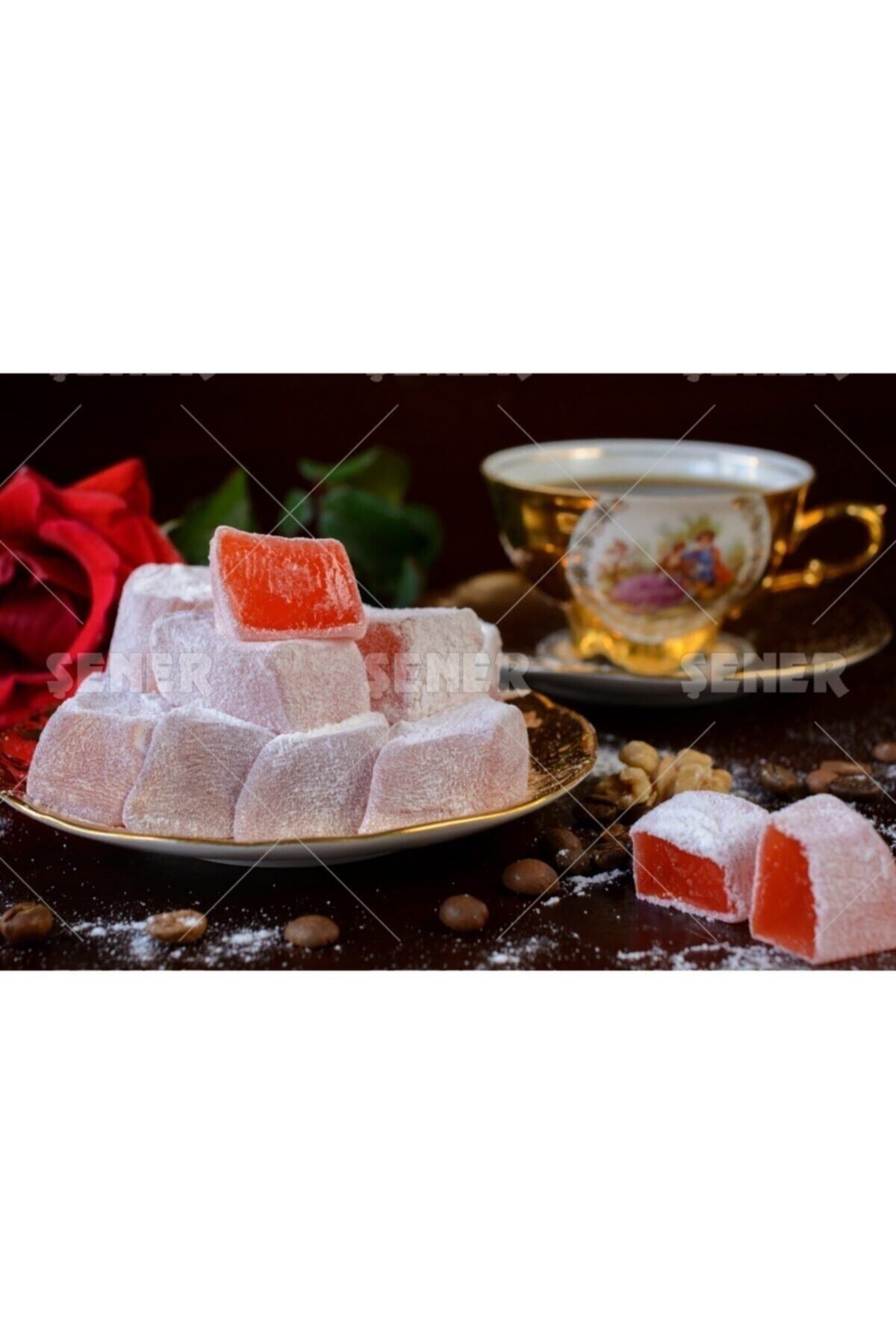 ezgikaya kuruyemiş Glikozsuz Lokum 1.5 Kg Güllü Lokum Atıştırmalık