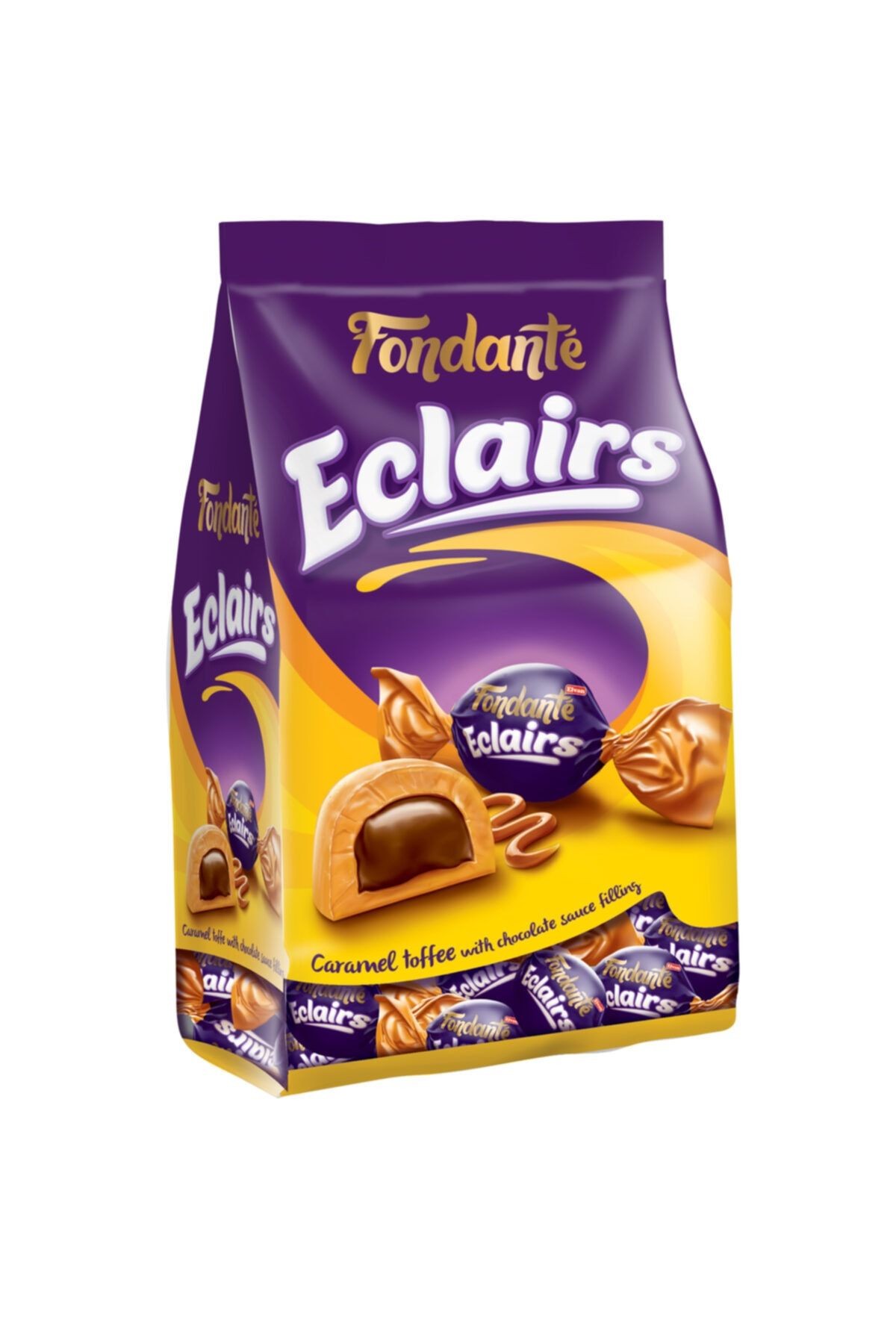 Fondante Eclairs Caramel Toffee 1000 gr. (1 Poşet)