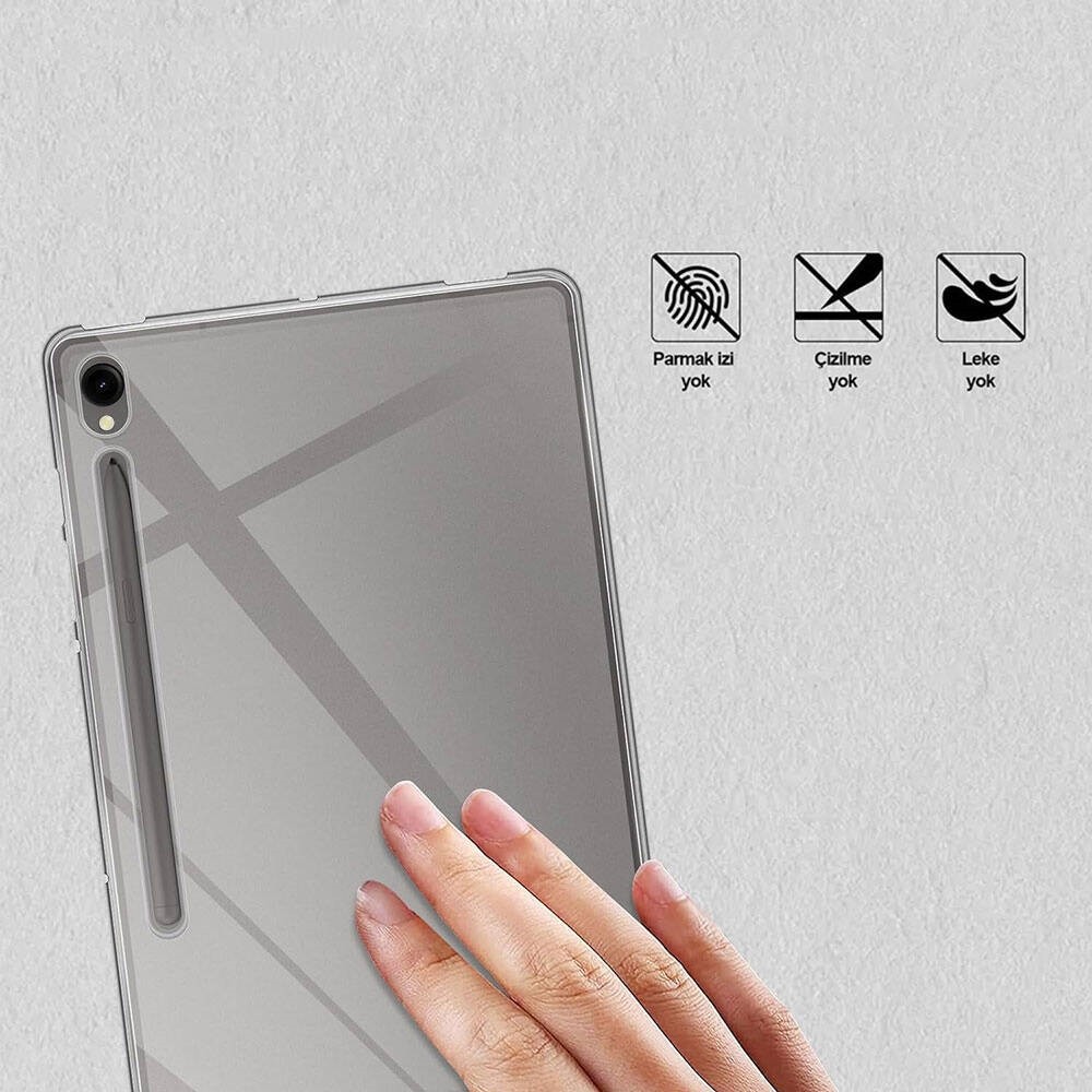 Galaxy Tab S8 Tablet Süper Silikon Kapak