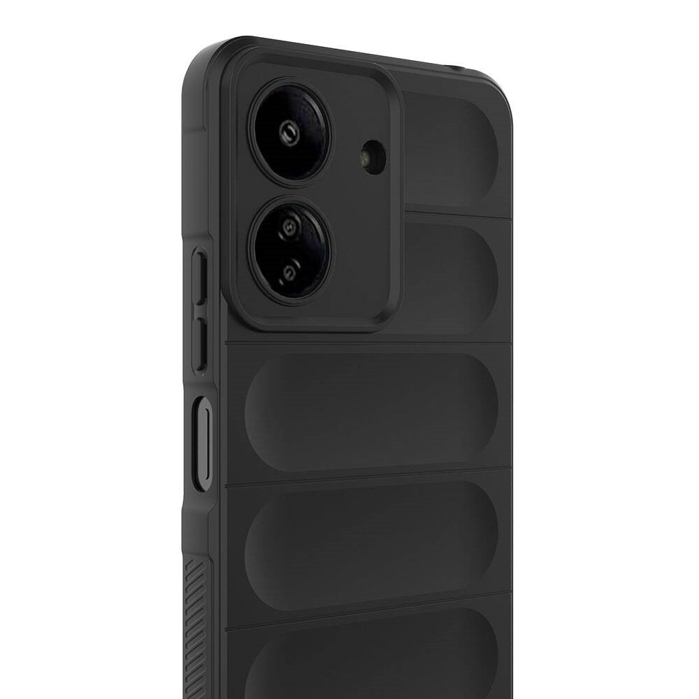 Xiaomi Poco C65 Esnek TPU Oyuklu Arka Yüzey Tasarımlı Etnik Silikon Kapak