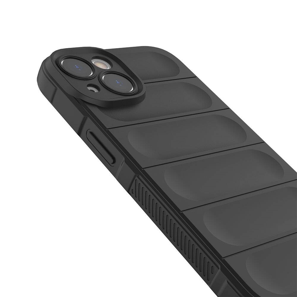 iPhone 14 Esnek TPU Oyuklu Arka Yüzey Tasarımlı Etnik Silikon Kapak