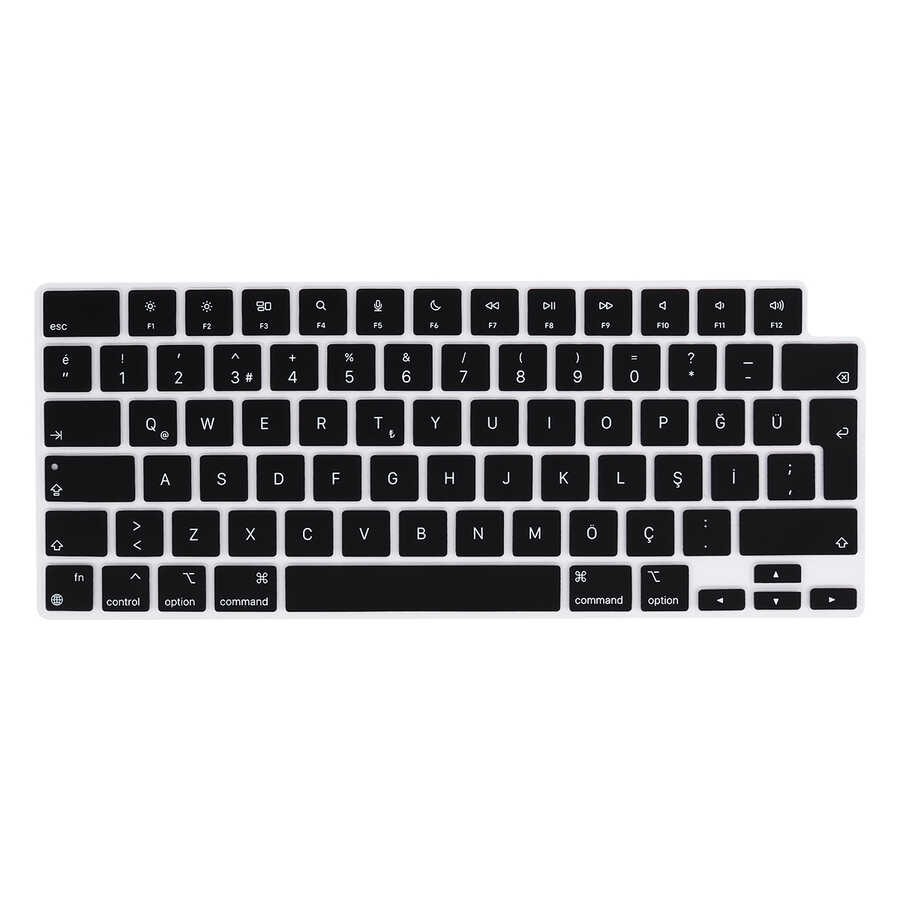 Apple Macbook 14.2' 2021 A2442 Klavye Koruyucu Silikon Ped