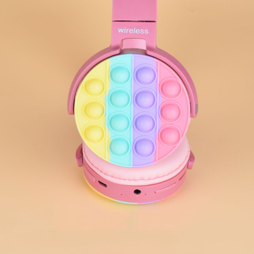 CXT-950 RGB Led Işıklı Kedi Kulağı Band Tas. Katlanabilir Kulak Üstü Bluetooth Kulaklık