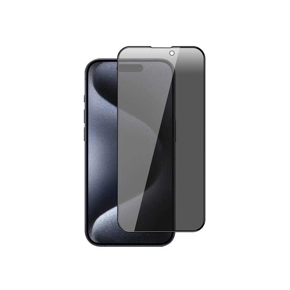 Apple iPhone 15 Privacy 5D ( Hayalet ) Temperli Ekran Koruyucu