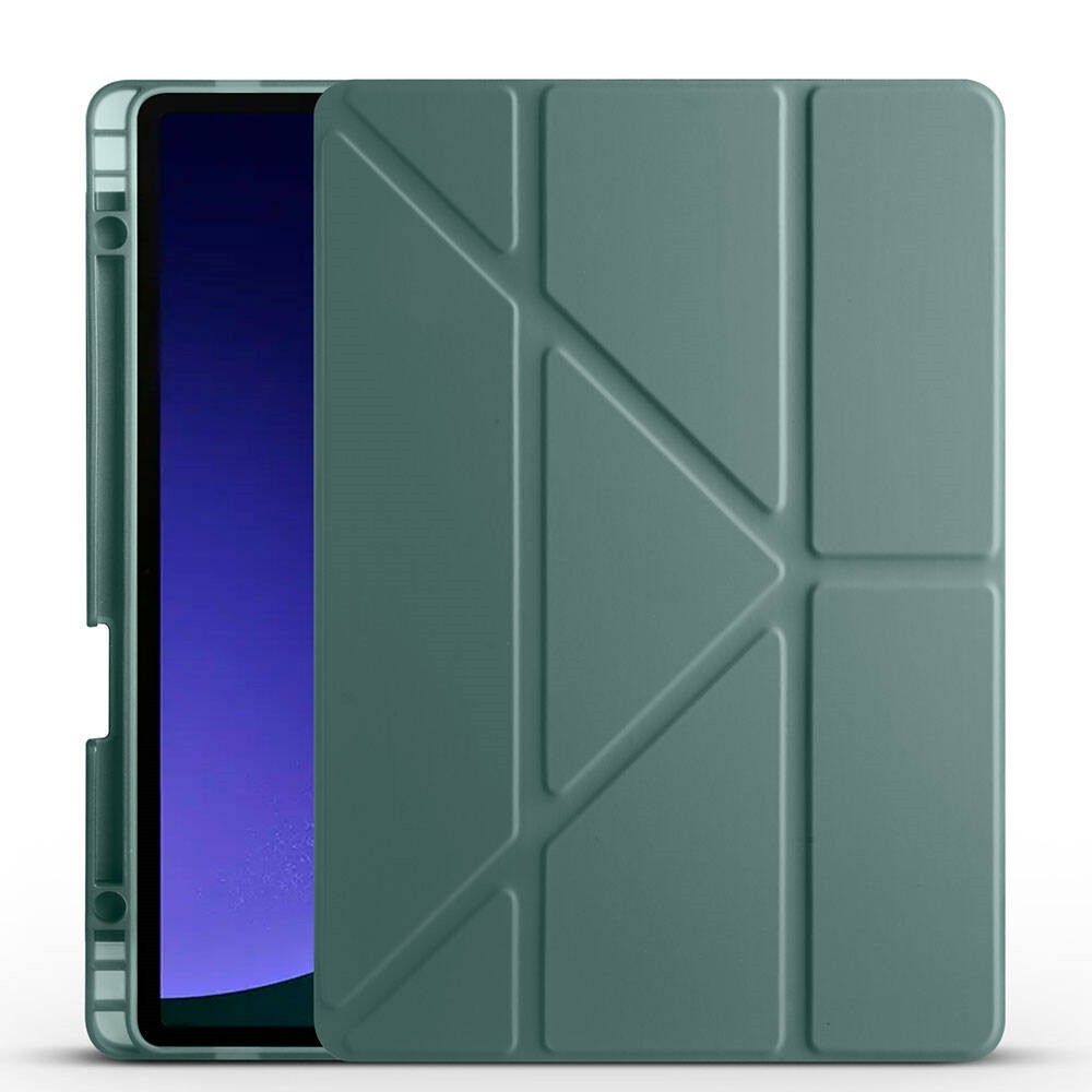 Galaxy Tab S9 Tri Folding Kalem Bölmeli Standlı Kılıf