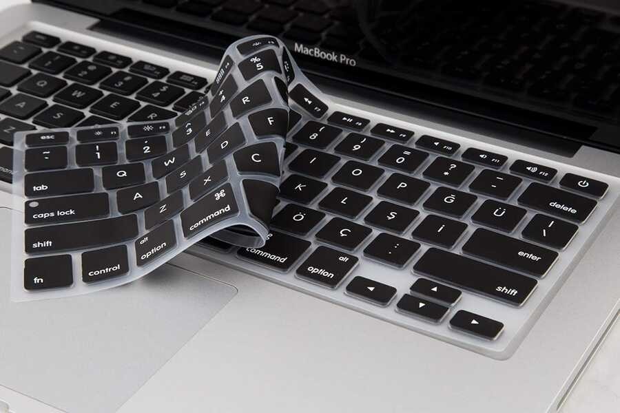 Apple Macbook Pro 16.2 2023 A2780 Klavye Koruyucu Silikon Ped