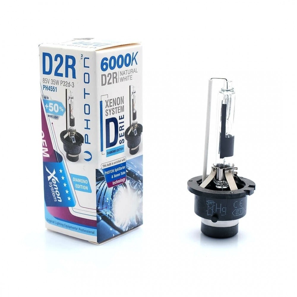 D2R Xenon Ampul Photon 6000K %50 Fazla Işık